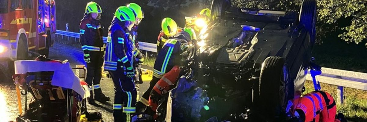 FW-WAF: Verkehrsunfall auf der B 58