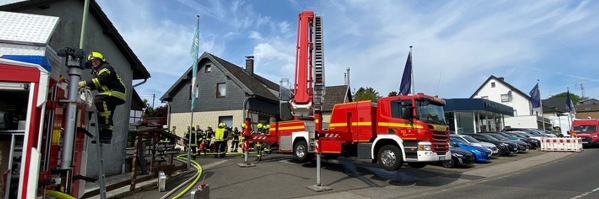 FW Nideggen: Brand in einer Schreinerei