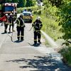 FFW Schwalmtal: Kleinbrand eines Grünstreifens in Amern