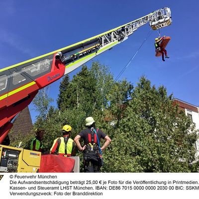 FW-M: Zwei Einsätze der Höhenrettungsgruppe (Laim, Sendling-Westpark)