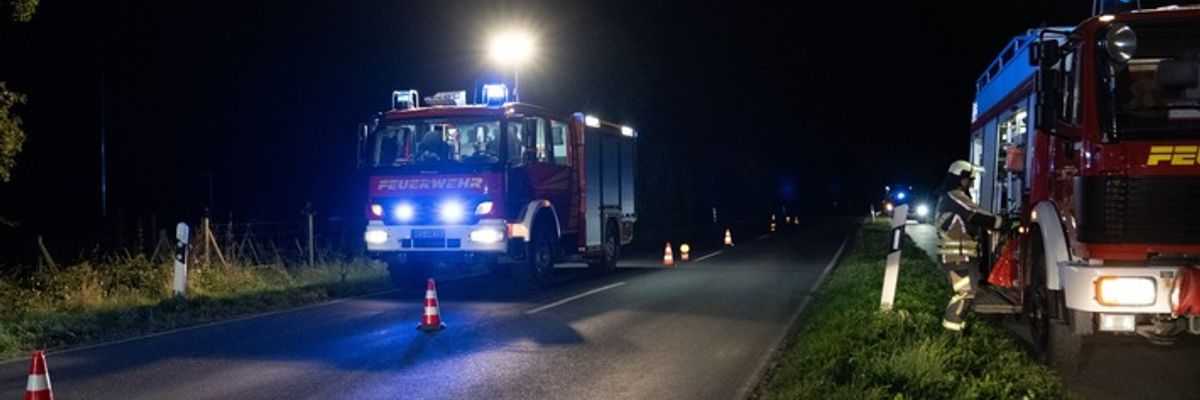 FW Hünxe: Verkehrsunfall auf der Gahlener Straße