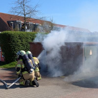 FW-KLE: Elektrobrand in einer Trafostation
