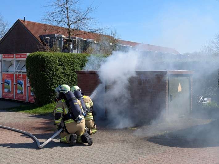 FW-KLE: Elektrobrand in einer Trafostation