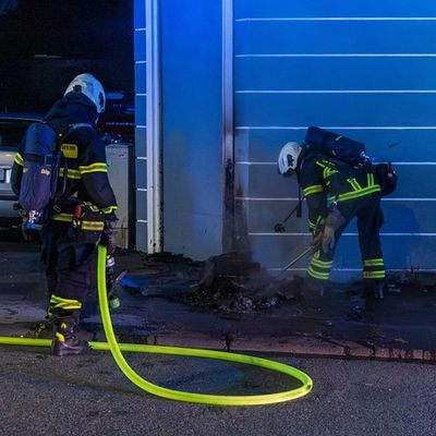 FW-MK: Zwei Brände an Gebäuden
