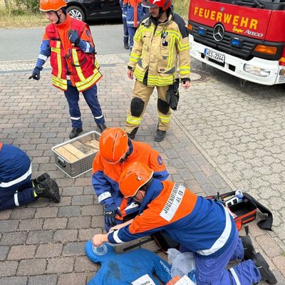 FW Alpen: 24 Stunden Übung der Jugendfeuerwehr Alpen