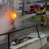 FW Dresden: Bitumofen und Küche geraten in Brand