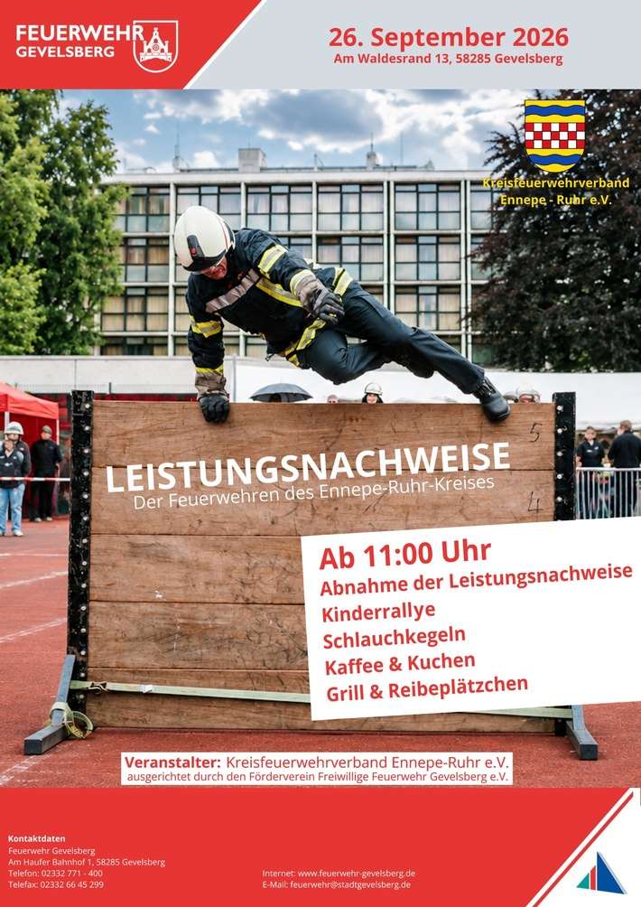 FW-EN: Leistungsnachweis 2026: Feuerwehren des Ennepe-Ruhr-Kreises zeigen ihr Können