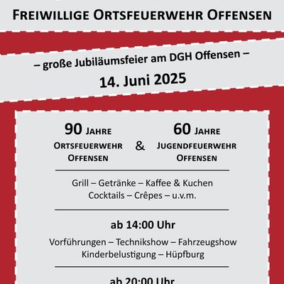 FW Flotwedel: 150 Jahre Feuerwehrgeschichte in Offensen - Jubiläumsfeier am 14. Juni 2025