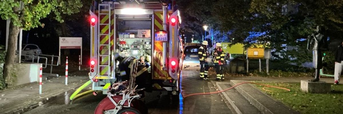 FW-M: Zimmerbrand im Hochhaus (Laim)
