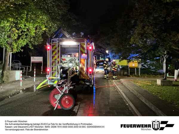 FW-M: Zimmerbrand im Hochhaus (Laim)