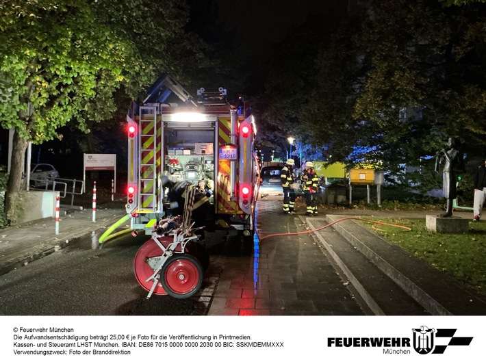 FW-M: Zimmerbrand im Hochhaus (Laim)