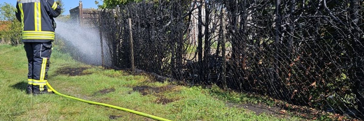 FW Celle: Heckenbrand und vier weitere Einsätze am Samstag