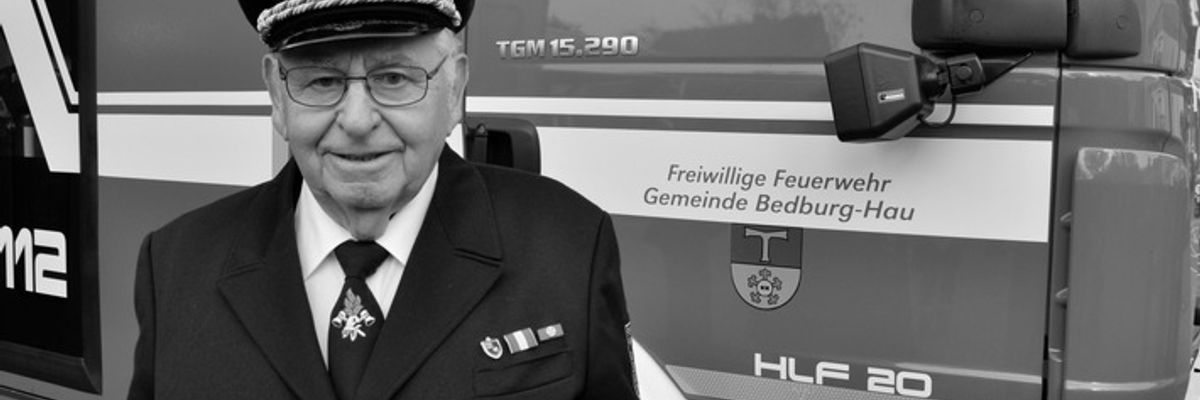 FW-KLE: Die Freiwillige Feuerwehr Bedburg-Hau trauert um Willi Rambach