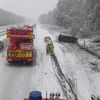 FW-HB: Glätteunfall - Feuerwehrfahrzeug kommt von der Fahrbahn ab