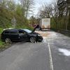 FW VG Asbach: Verkehrsunfall zwischen LKW und PKW auf der L255 / eine Person schwerverletzt