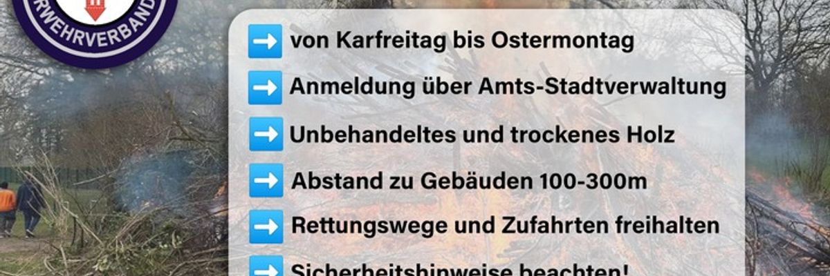 FW-SE: Hinweise zum Osterfeuer