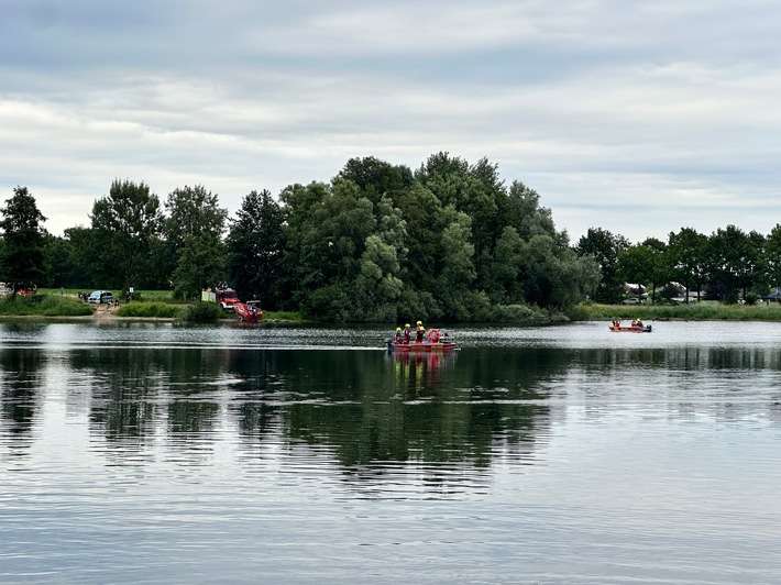 FW Bocholt: Wasserunfall am Bürgerpark Mosse