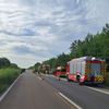 FW Sonsbeck: LKW-Unfall auf der A57 mit Beteiligung eines Gefahrguttransports