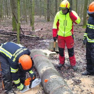 FW-WRN: Erfolgreicher Motorsägenlehrgang der Freiwilligen Feuerwehr Werne