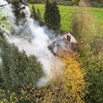 FW-Schermbeck: Starke Verrauchung in einem leerstehenden Gebäude