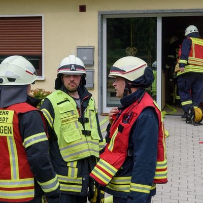 FW-OE: brennende Strom-Unterverteilung im Keller