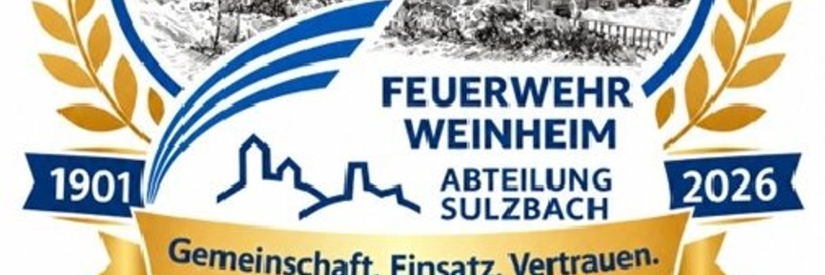 FW Weinheim: 125 Jahre Feuerwehr Weinheim Abteilung Sulzbach: Festakt würdigt Tradition, Einsatzbereitschaft und Gemeinschaft