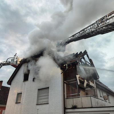 FW Stockach: Gebäudebrand