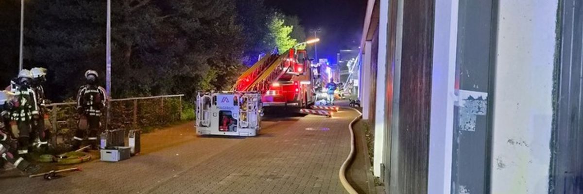 FW Norderstedt: Brand in der Europaallee-Passage