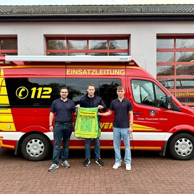 FW Hünxe: Neue Pressesprecher bei der Freiwilligen Feuerwehr Hünxe