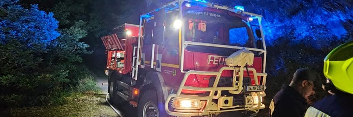 FW Nideggen: Waldbrand in Schmidt