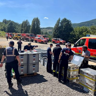 FW-BN: 1. Folgemeldung: EU-Waldbrandmodul in Spanien eingesetzt