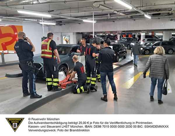 FW-M: In Parkhaus eingeschlossen (Innenstadt)
