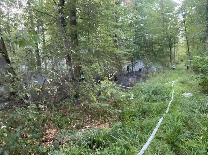 FW-OG: Vegetationsbrand im Offenburger Stadtwald