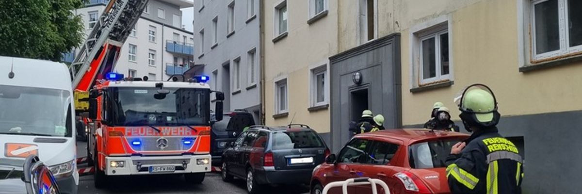 FW-RS: Zimmerbrand in der Remscheider Innenstadt