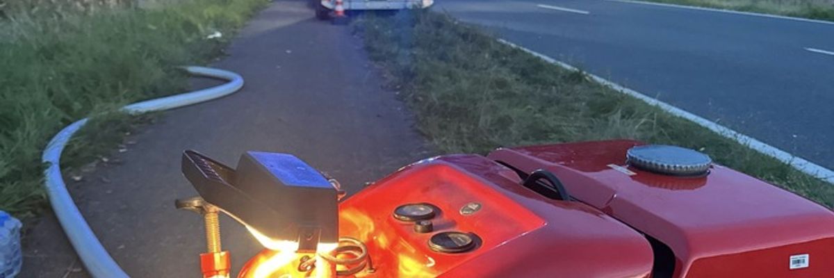 FW Alpen: Überörtliche Hilfe beim Großbrand in Sonsbeck