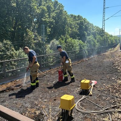FW Stuttgart: Stuttgarter Feuerwehr löscht erneuten Vegetationsbrand am Hauptbahnhof