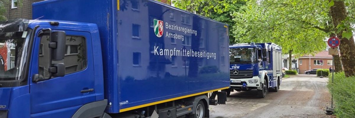 FW Datteln: 6 bezünderte Kampfmittel fordern alle verfügbaren Einsatzkräfte der Stadt Datteln