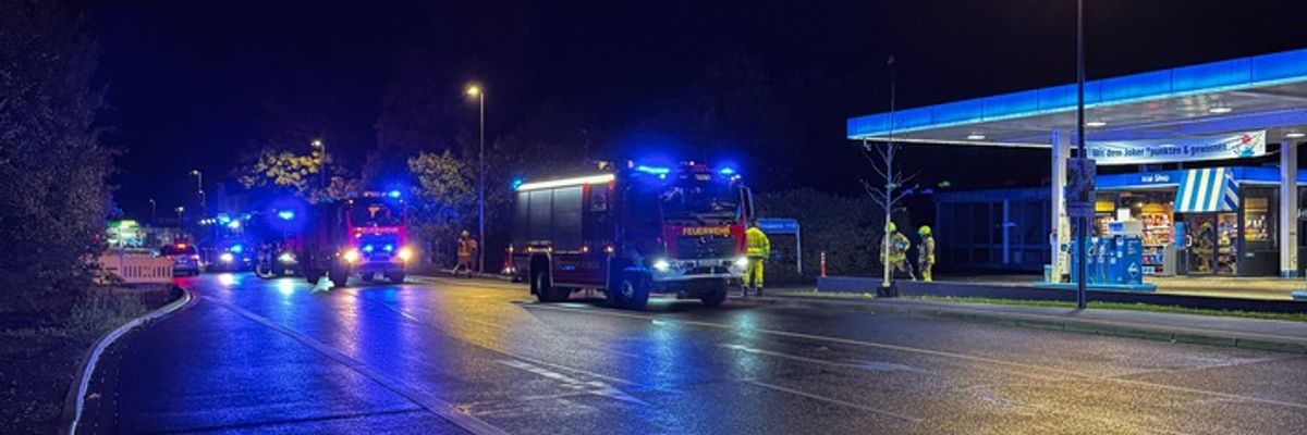 FW-DT: Rauchentwicklung an Tankstelle