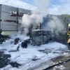 FW-SG: Rauchsäule weist Einsatzkräften den Weg, PKW-Brand auf der BAB 46 glimpflich ausgegangen