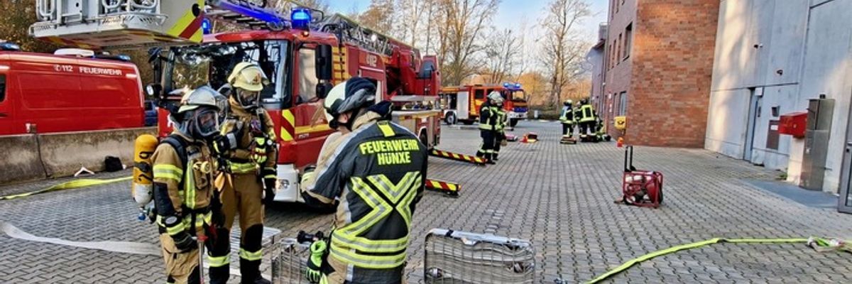 FW Voerde: Feuerwehren aus Hamminkeln, Hünxe und Voerde trainieren gemeinsam in Münster