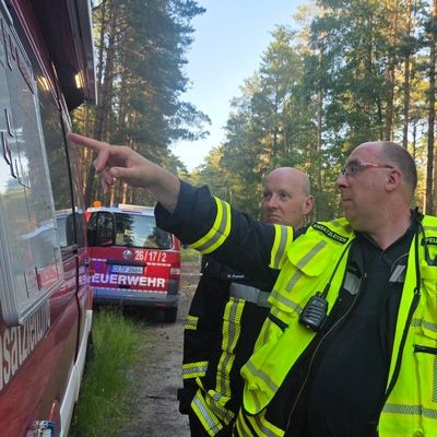 FW Celle: Waldbrandübung in Wolthausen