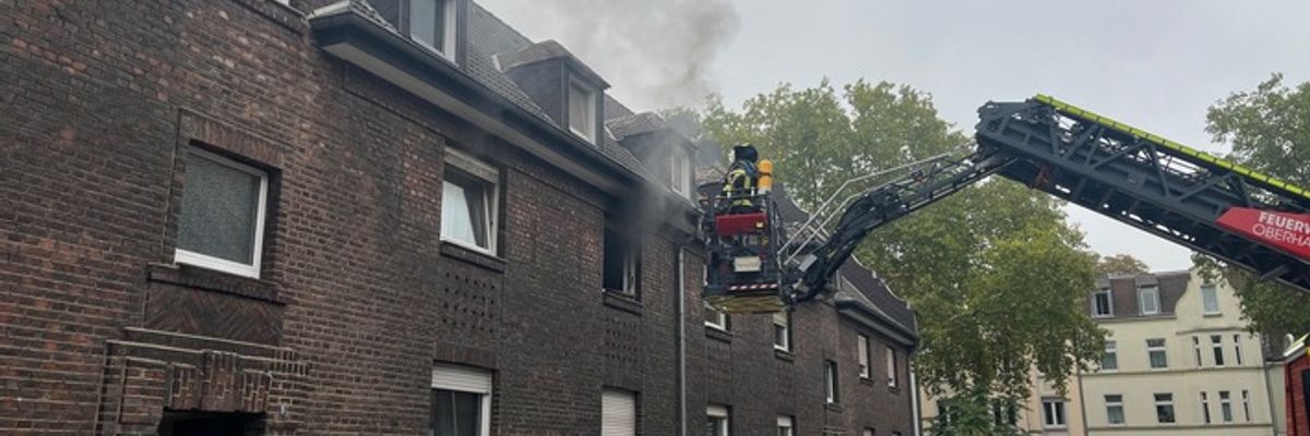 FW-OB: Zimmerbrand im 1. Obergeschoss