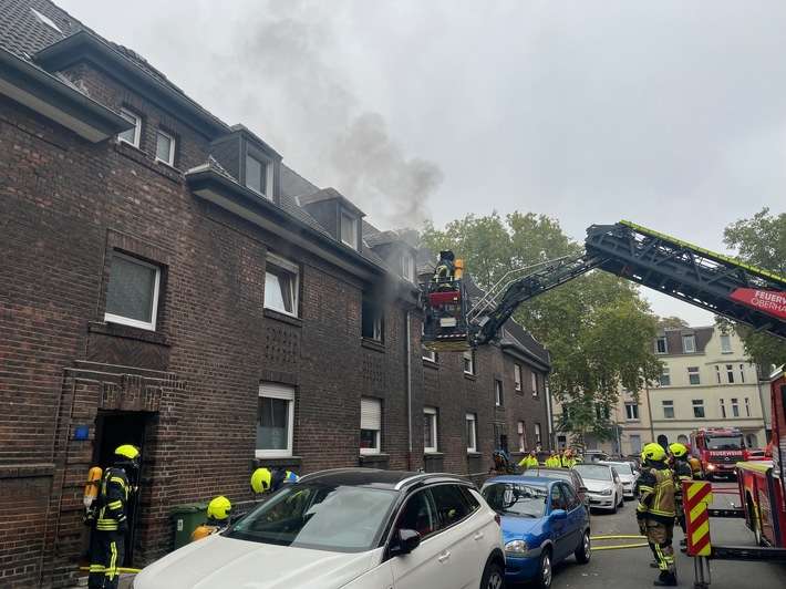 FW-OB: Zimmerbrand im 1. Obergeschoss
