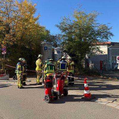 FW Weinheim: Flüssiggasaustritt am Krankenhaus beschäftigt Feuerwehr mehrere Stunden