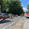 FW Dinslaken: Verkehrsunfall mit umgestürztem PKW