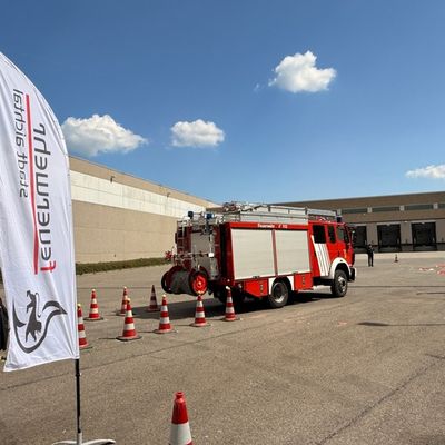 FW LK Esslingen: Geschicklichkeitsfahren der Feuerwehren im Landkreis Esslingen erfolgreich in Aichtal durchgeführt.