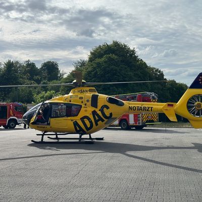 FW-EN: Rettungshubschrauber landet in Niedersprockhövel