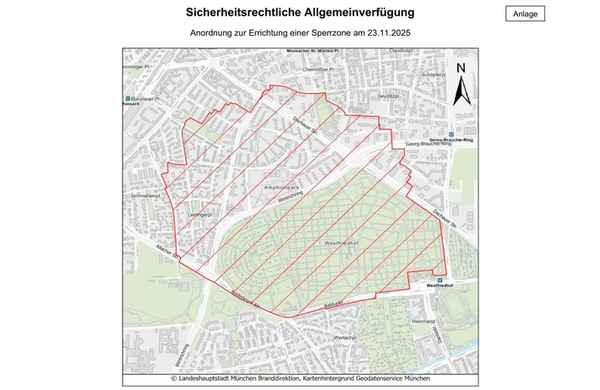 FW-M: Weltkriegsbombe bei Bauarbeiten entdeckt (Moosach)