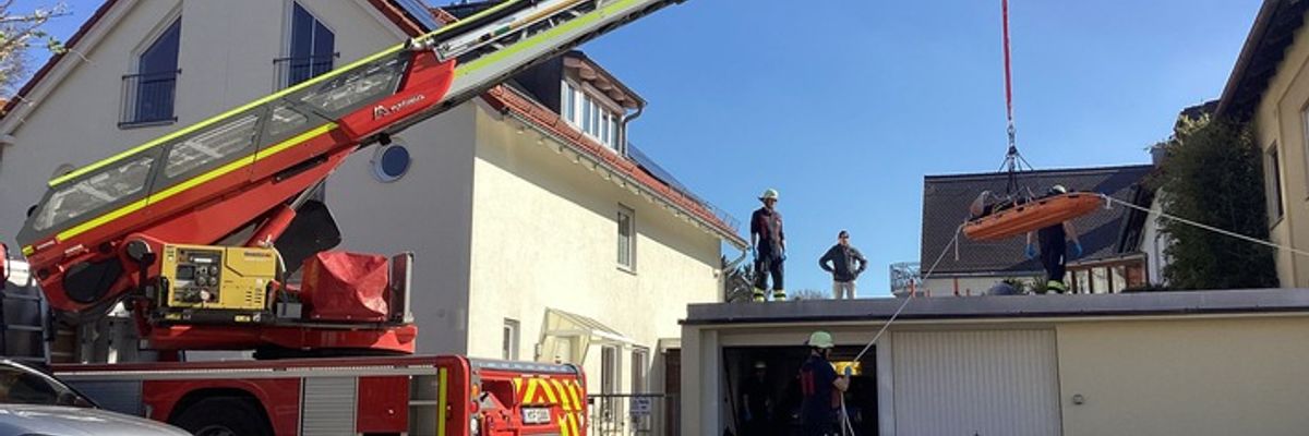 FW-M: Drehleiterrettung mit Plan B (Thalkirchen-Obersendling)