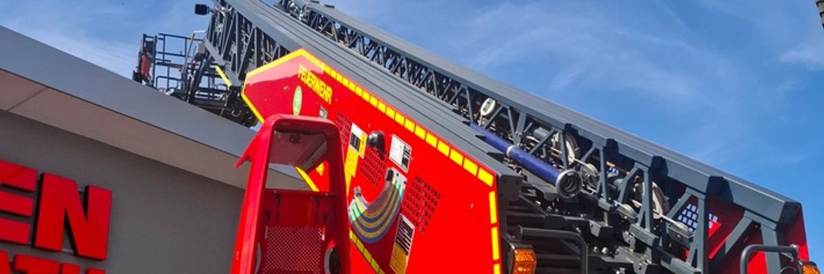 FW Bocholt: Entstehungsbrand in Gewerbeobjekt